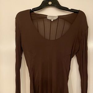 Yves St Laurent semi-sheer top
